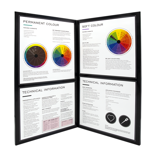 REF Colour Chart Permanent & Soft Colours