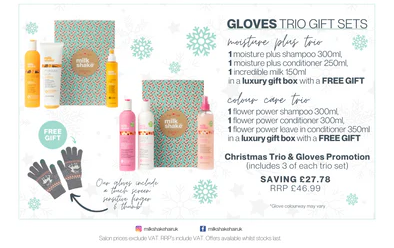 15% OFF - milk_shake  Christmas Trio GLOVES Gift Set