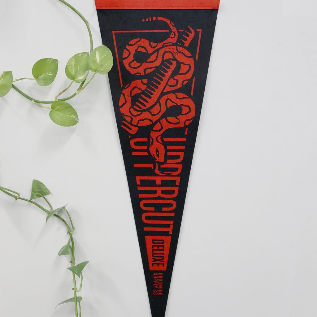 Uppercut Cut Snake Pennant Flag