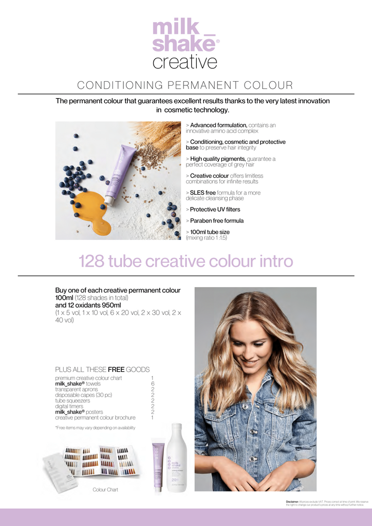 128 tube creative colour intro