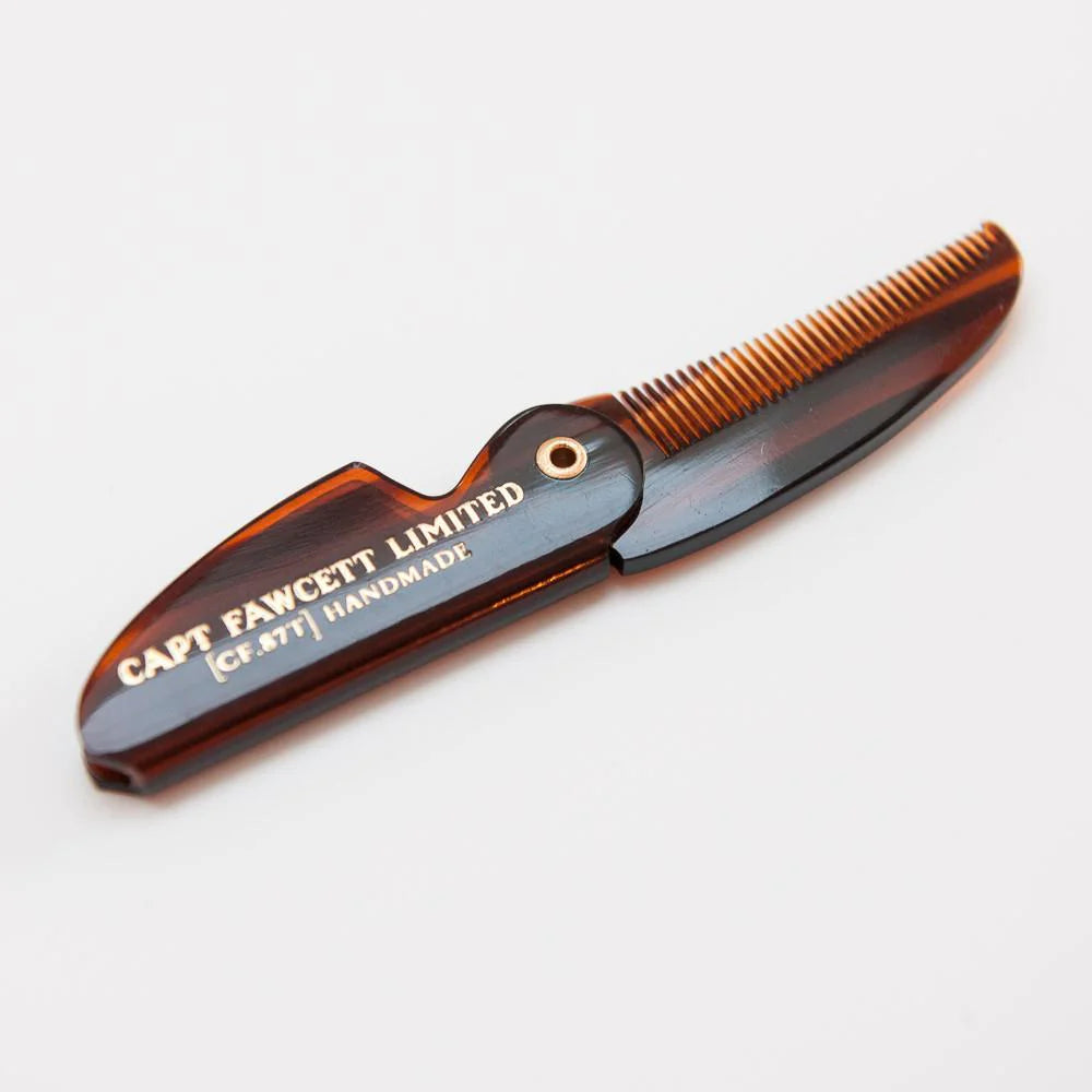 Folding Pocket Moustache Comb